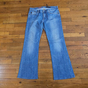 Adriano Goldschmied Jeans Blue Flare Wide Leg Size 31